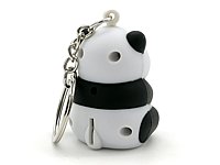 BRELOK ŚWIATŁO, DŹWIĘK PANDA  3xAG10;4,5x2,5x3cm; DISPLAY ; 24/240/480 ; EAN: 