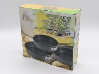 TORTOWNICA Z WYJMOWANYM DNEM KOMPLET 3szt. ; śr. 22, 24, 26cm; BOX ; 12 ; EAN: