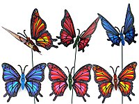 WIATRACZEK MOTYL DO WBICIA, DEKORACJA 288; PLASTIK; wym. 23x20cm, wys. 60cm; PPB ; 288 ; EAN: 