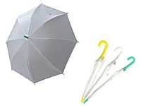 PARASOL Z BIAŁYM KWIATKIEM ; MIX KOLORÓW; dł. 75cm; PPB ; 100 ; EAN: 