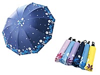 PARASOL KWIATEK Z ŁODYGĄ ; MIX KOLORÓW; dł. 71cm, śr. 100cm ; PPB ; 60 ; EAN: 