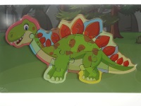 PUZZLE DREWNIANE ; MIX WZORÓW; wym. 18x30cm ; PPB ; 120 ; EAN: 
