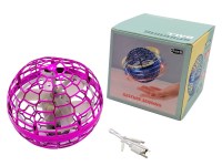 LATAJĄCA KULA LED, MAGICZNA PIŁKA, SPINNER ; USB; śr. 9,5cm; BOX ; 120 ; EAN: 